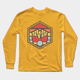 Retro Badge Fries Light Long Sleeve T-Shirt